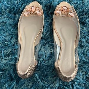 Lady Coutura Bronze Flats